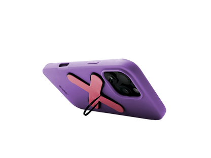 Funda Lilac & Grip Coral Pink