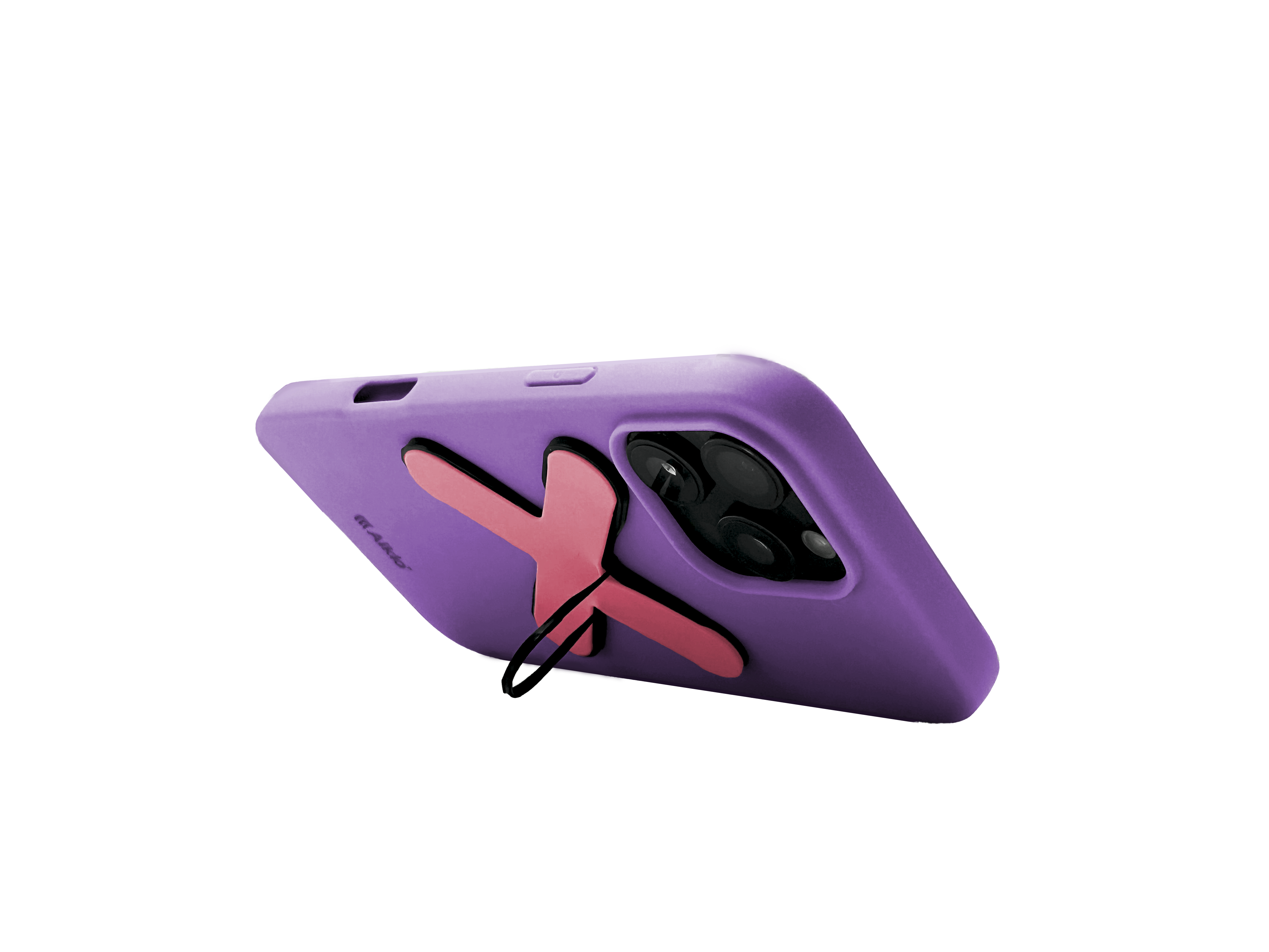 Funda Lilac & Grip Coral Pink