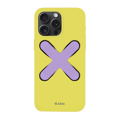 Yellow Case & Lilac Grip