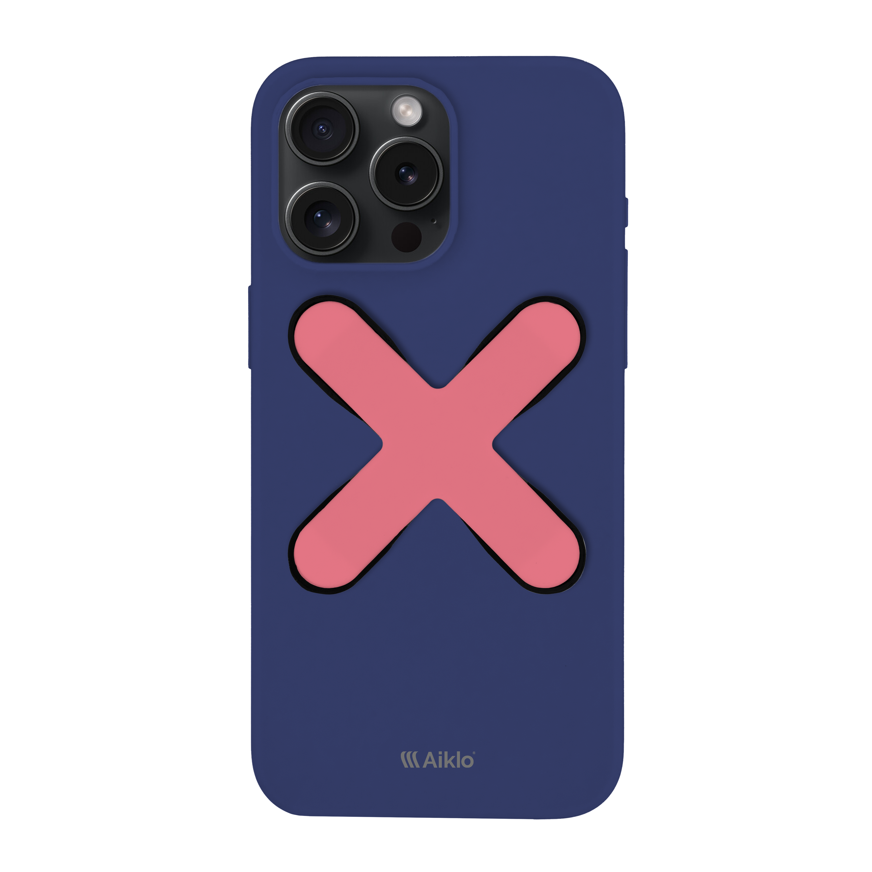 Funda Azul & Grip Rosa