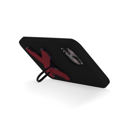 Funda Negra & Grip Granate