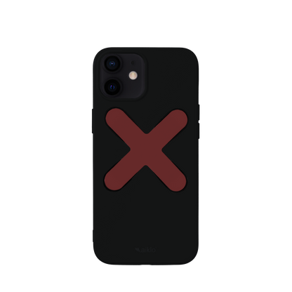 Funda Negra & Grip Granate