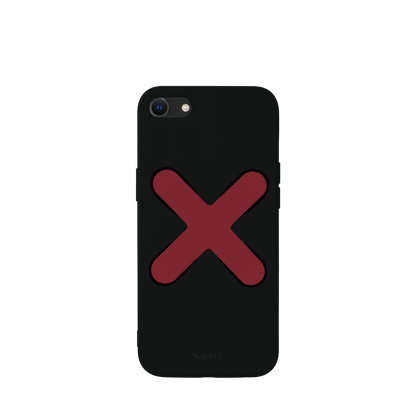 Funda Negra & Grip Granate