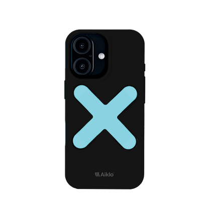 Black / Aqua Blue 16