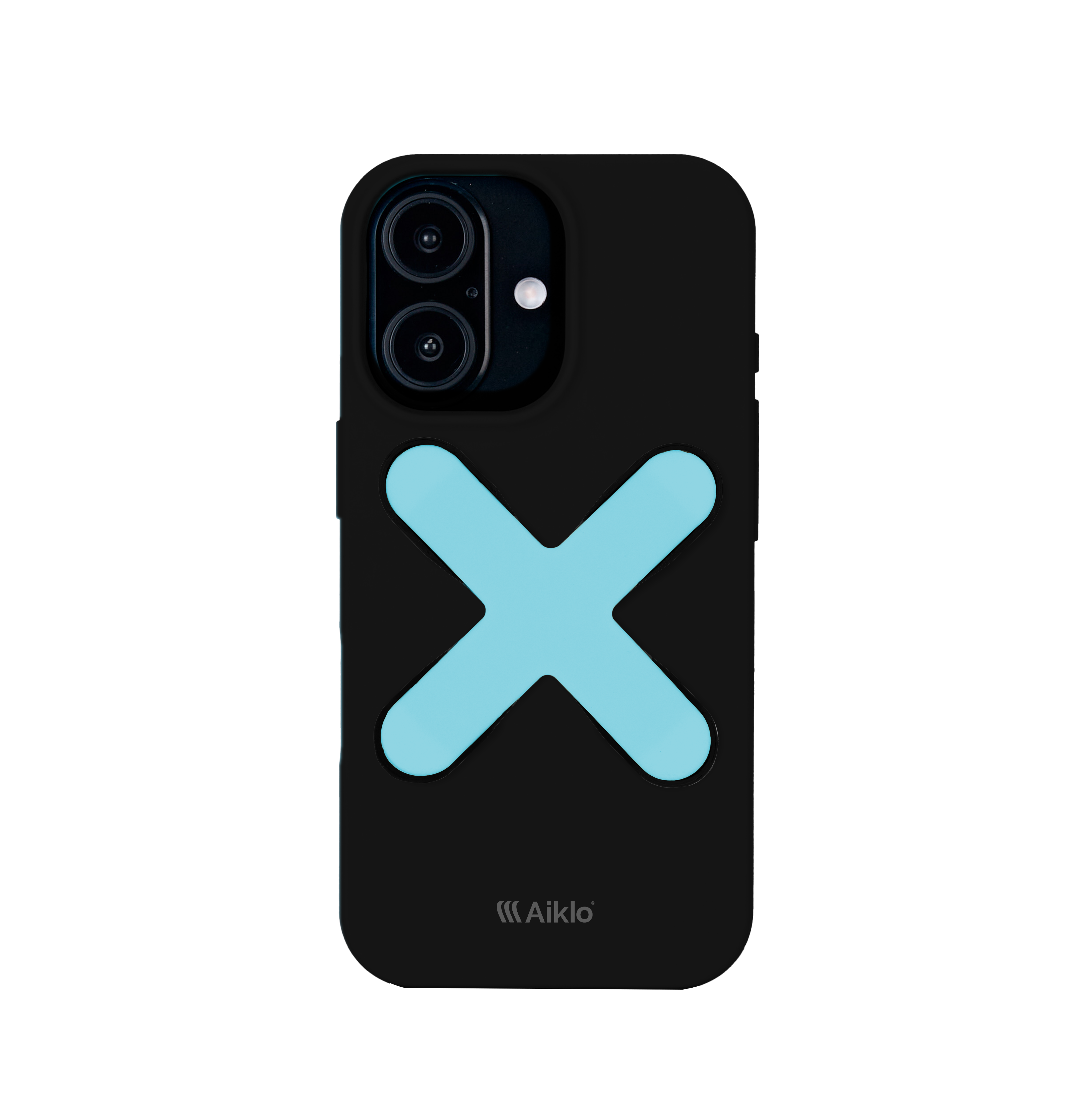 Black / Aqua Blue 16