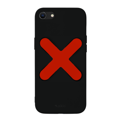 Funda Black & Grip Hot Red