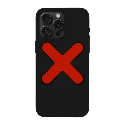 Funda Black & Grip Hot Red