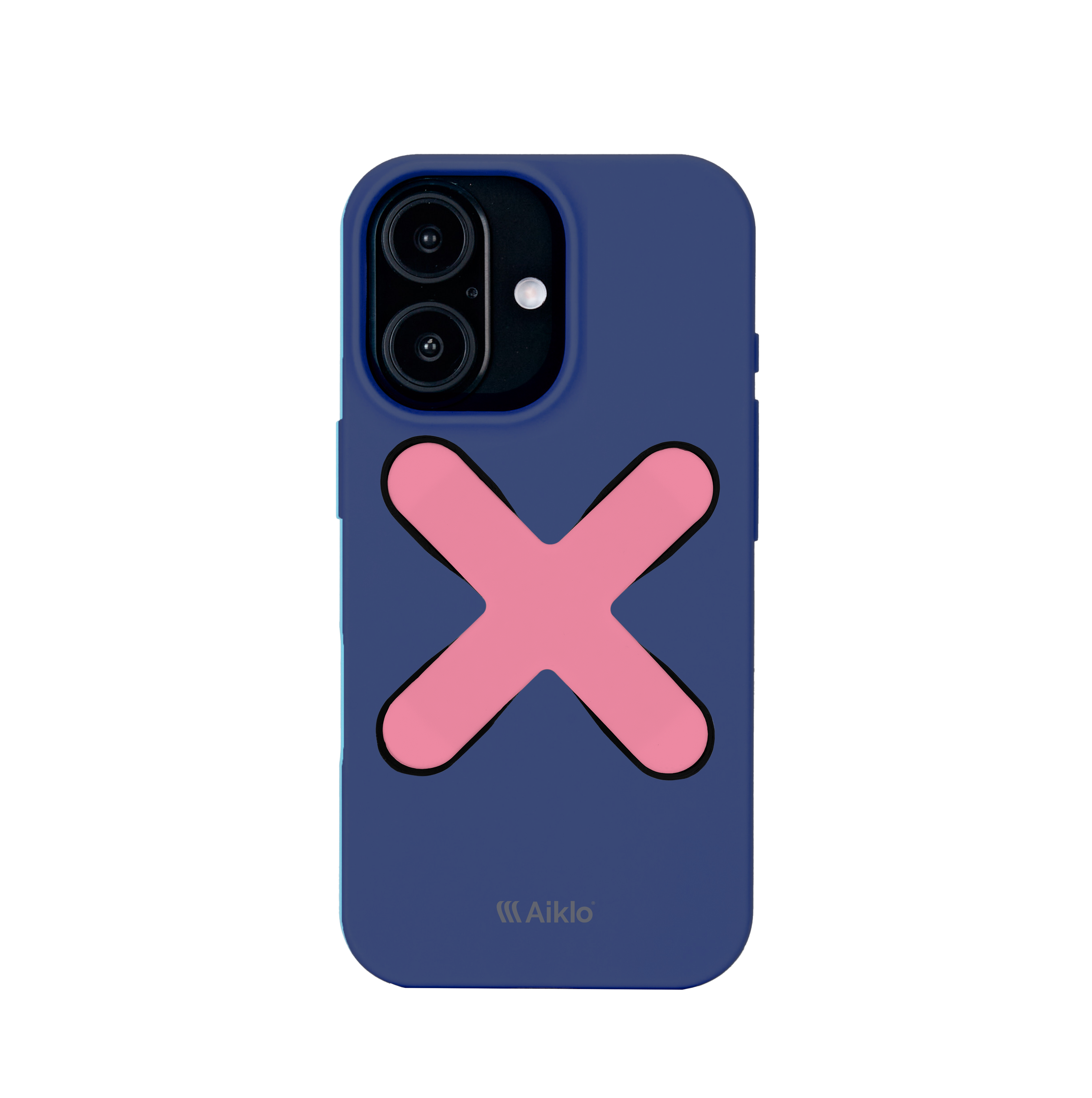 Blue case + Pink Grip