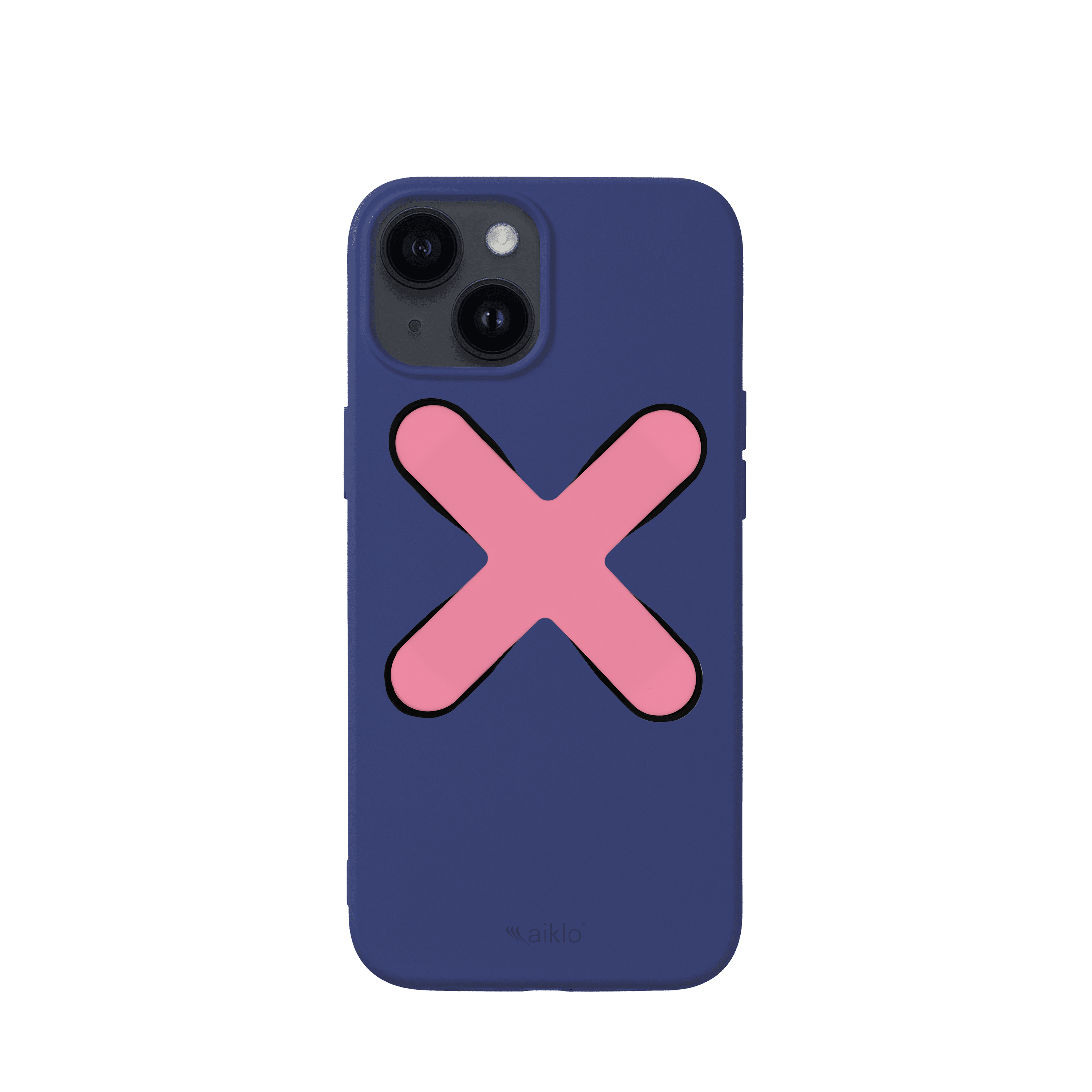 Blue case + Pink Grip