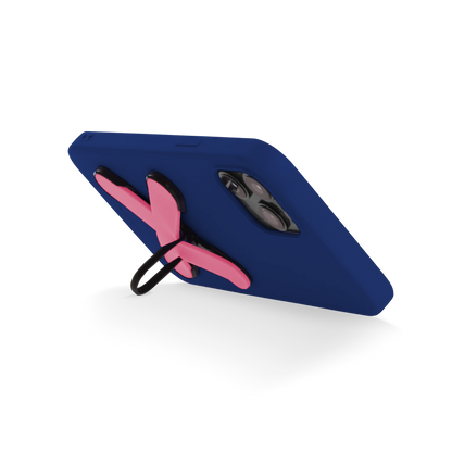 Blue case + Pink Grip