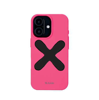 Fuchsia cover + black grip