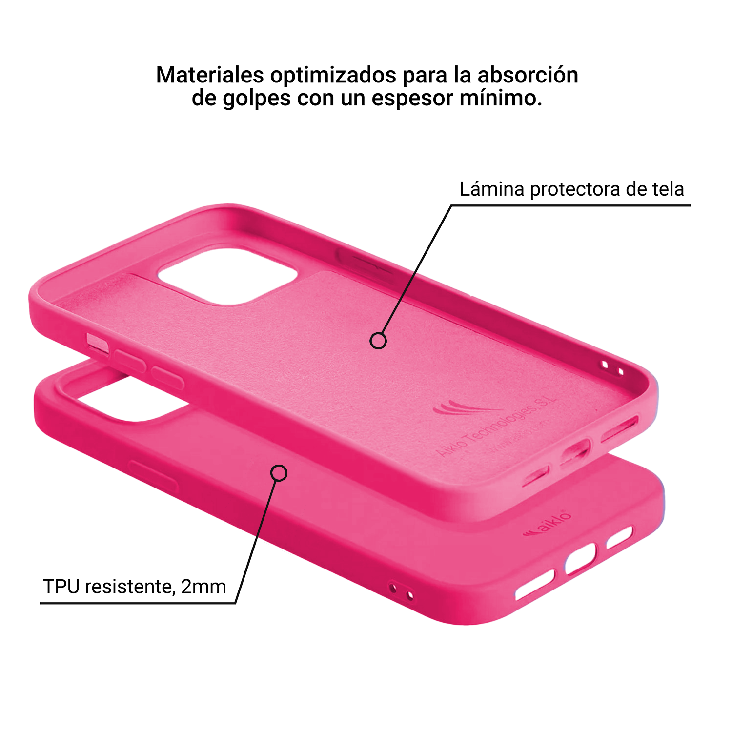 Funda iPhone fuchsia