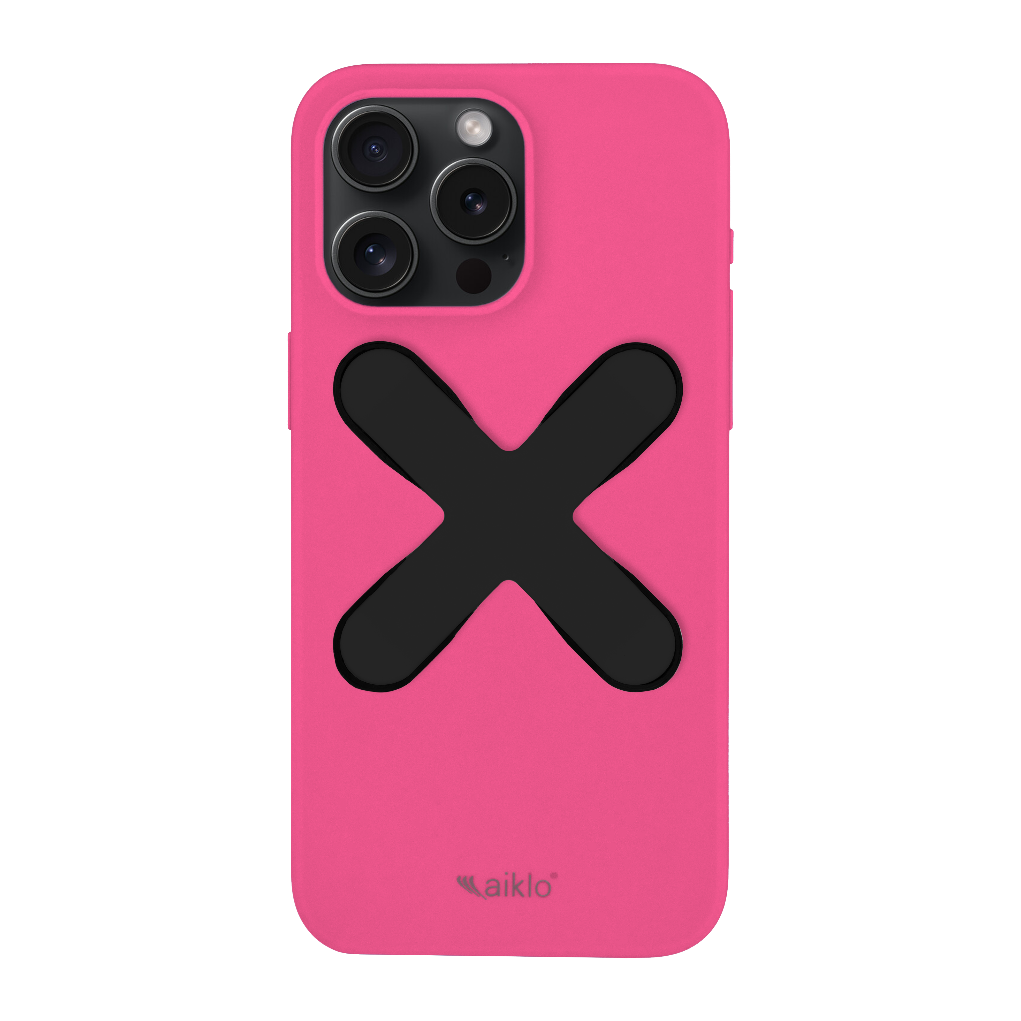 Fuchsia cover + black grip