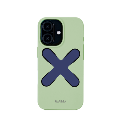 Green Case + Blue Grip