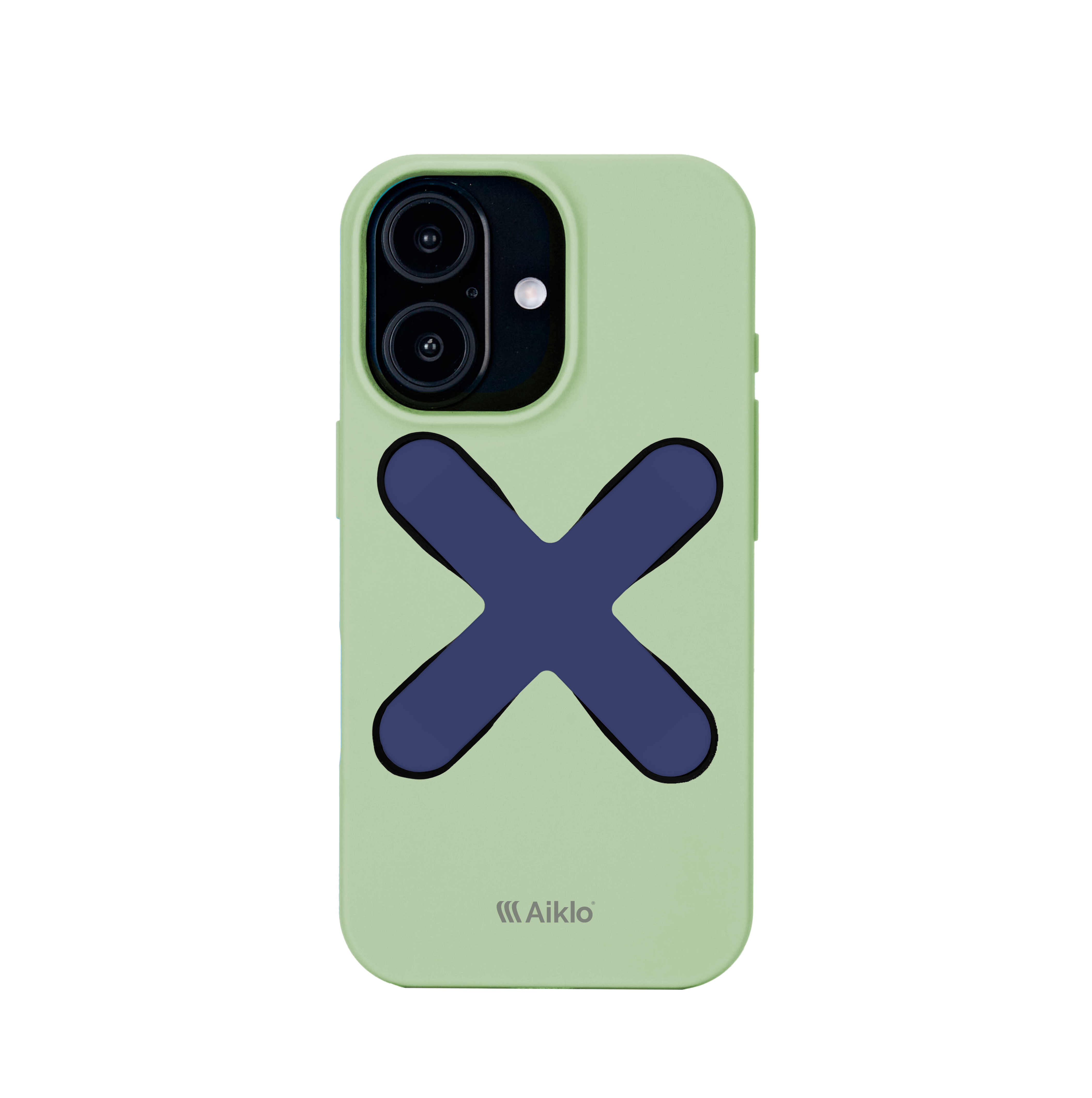 Green Case + Blue Grip