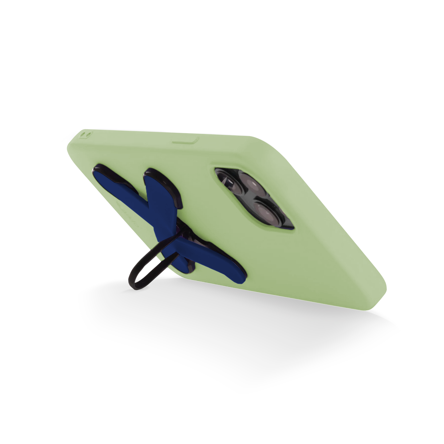 Green Case + Blue Grip