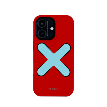 Hot Red / Aqua Blue 16