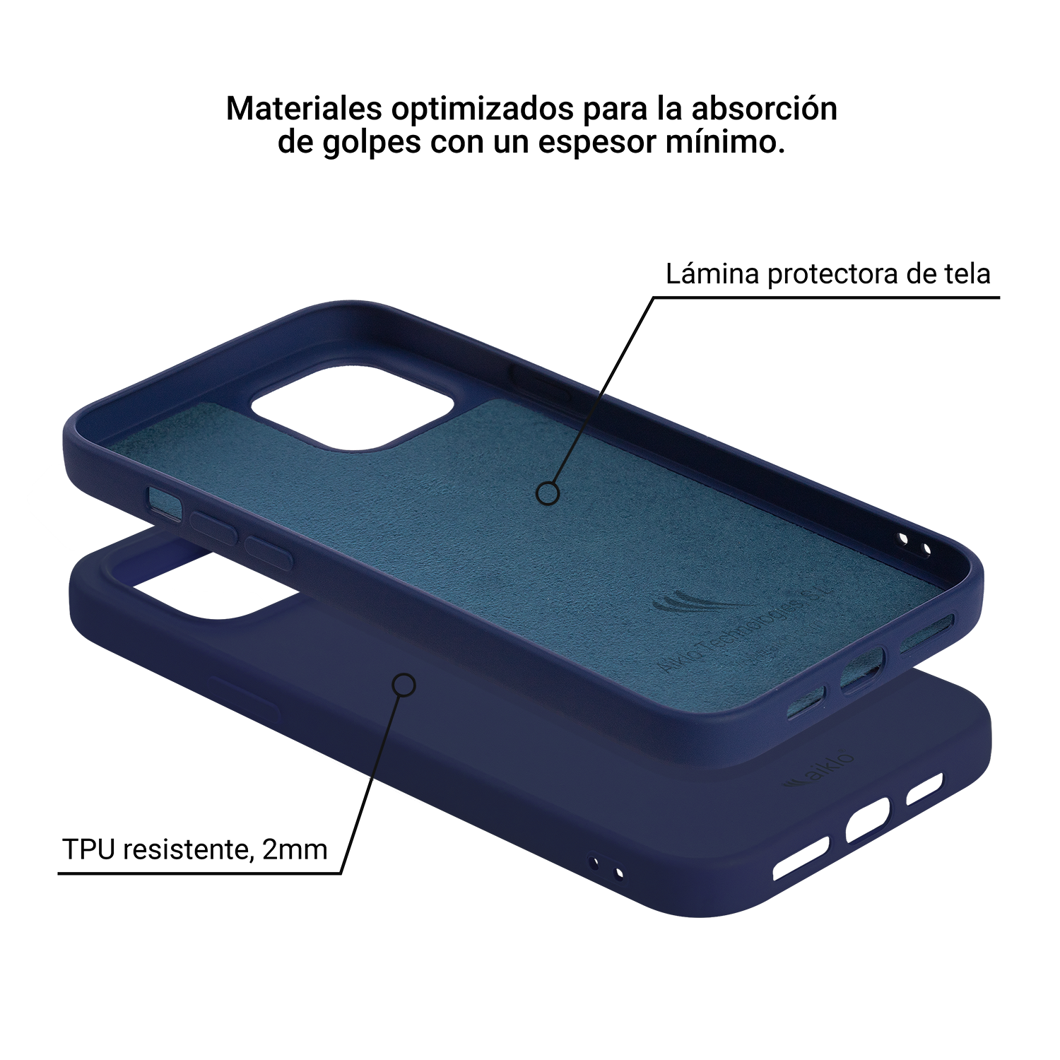 Funda iPhone Azul