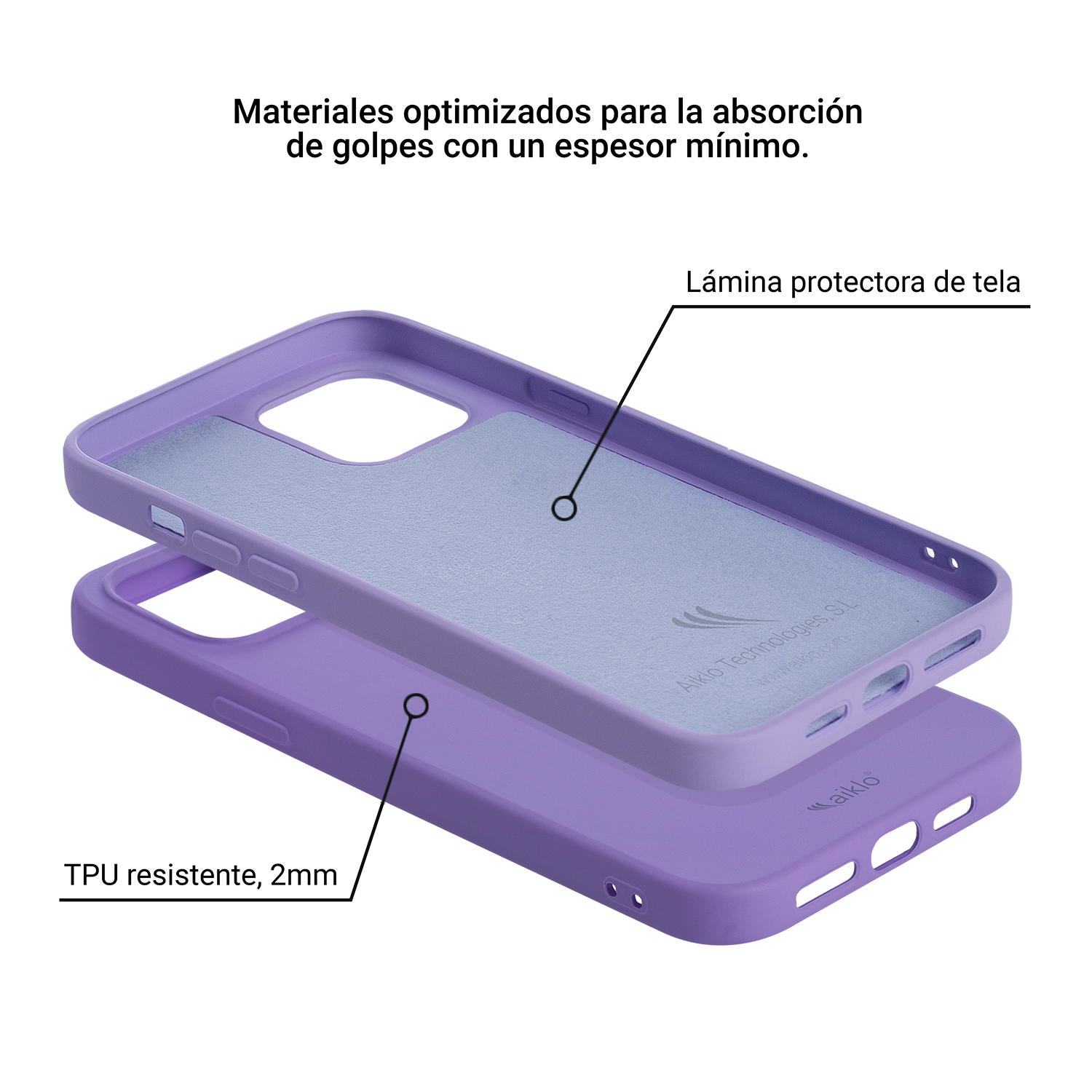 Funda iPhone Lila