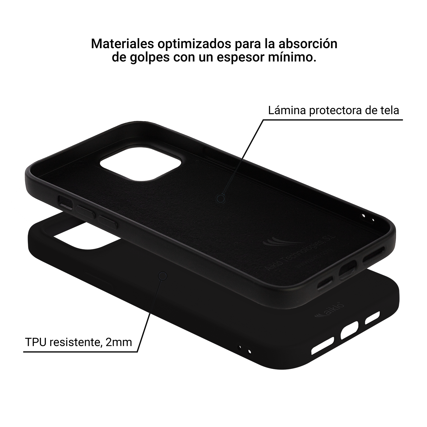 Funda iPhone Negro