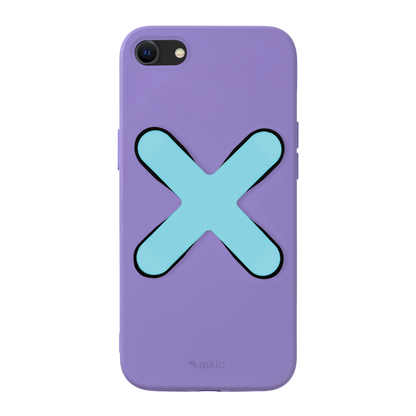 Funda Lilac & Grip Aqua Blue