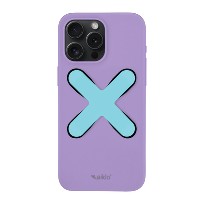 Funda Lilac & Grip Aqua Blue