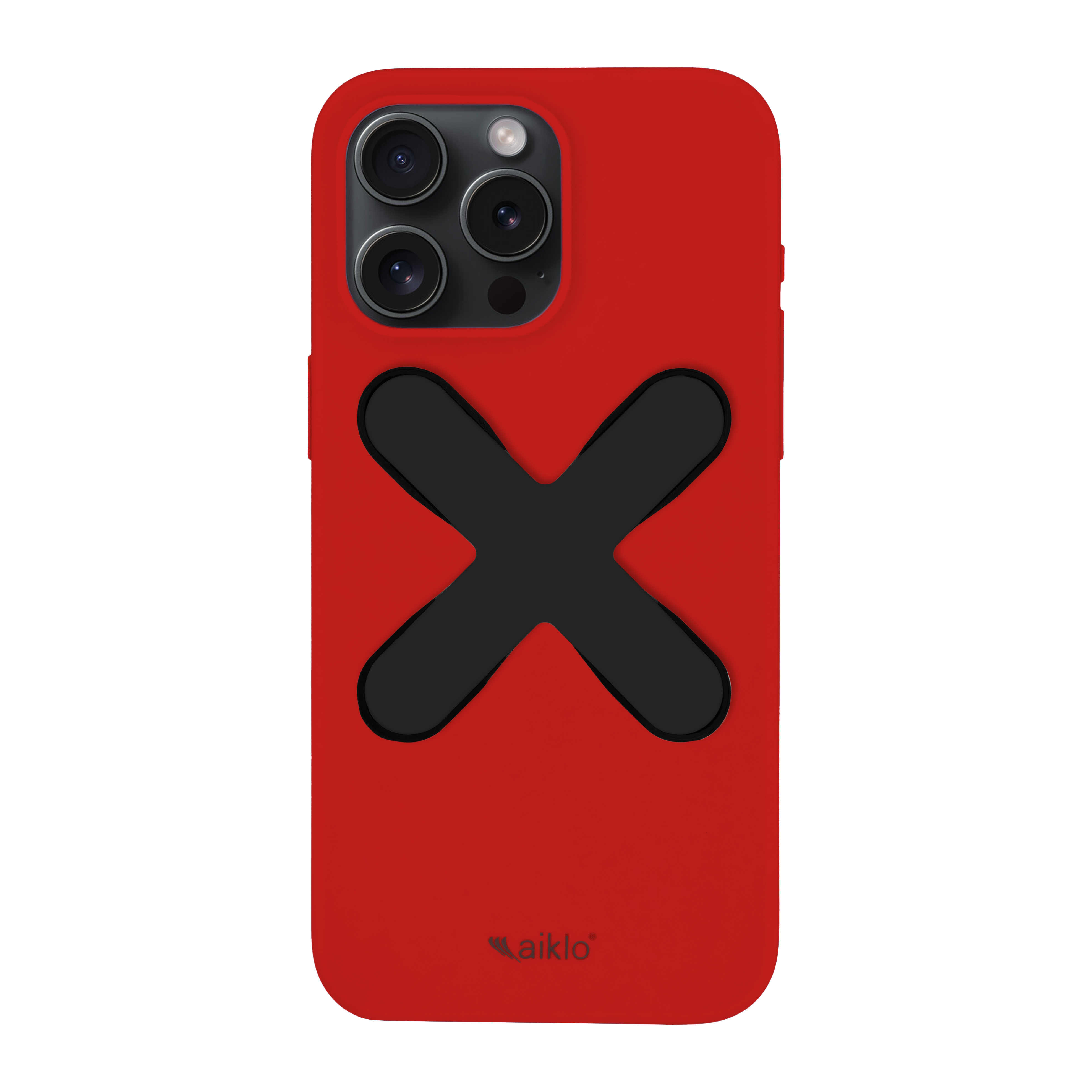 Red Case & Black Grip