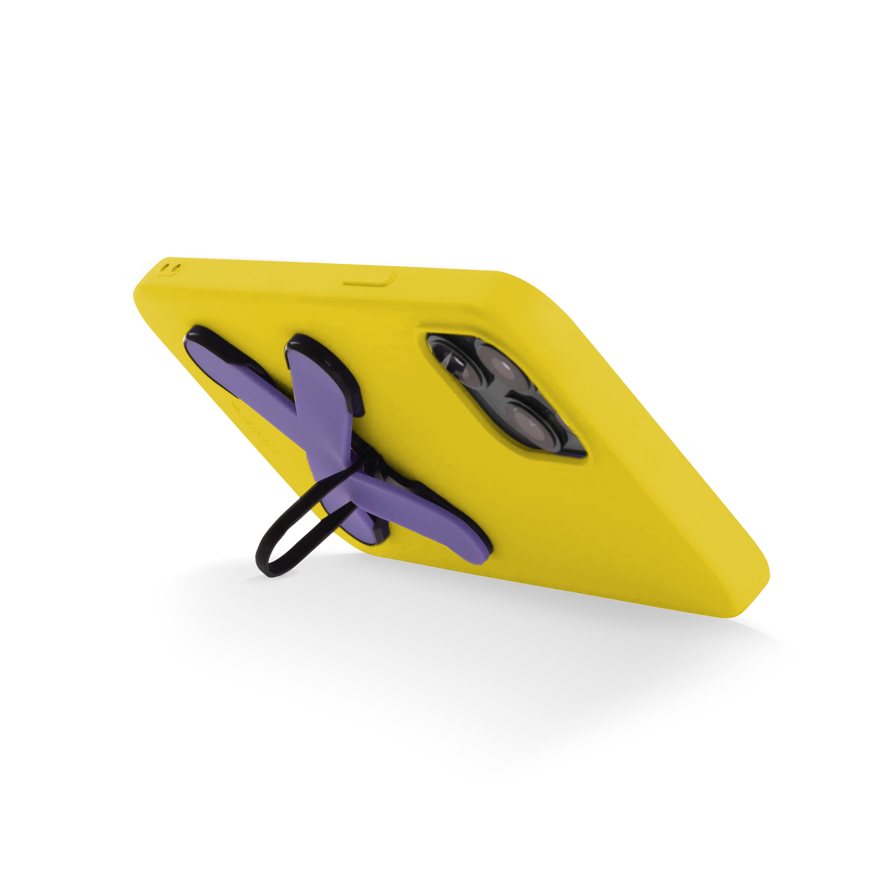 Yellow Case & Lilac Grip